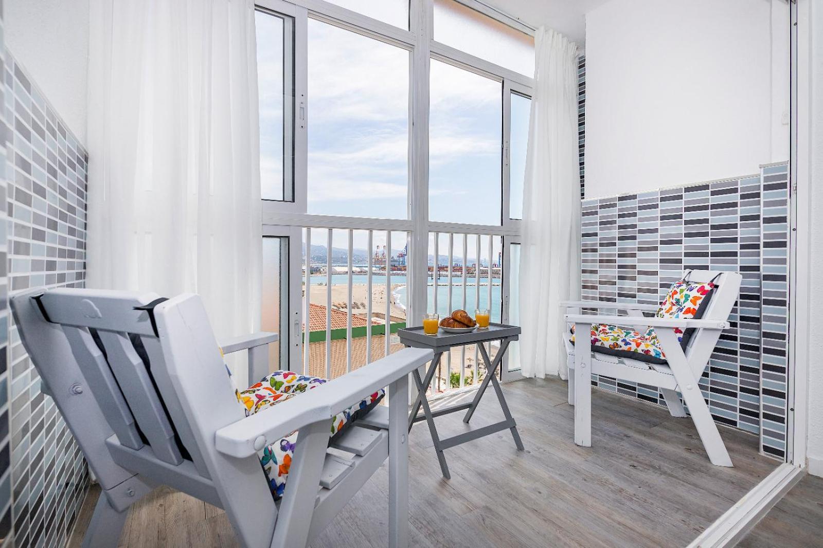 Impresionante Vista Al Mar - Elegante Apartamento มาลากา ภายนอก รูปภาพ